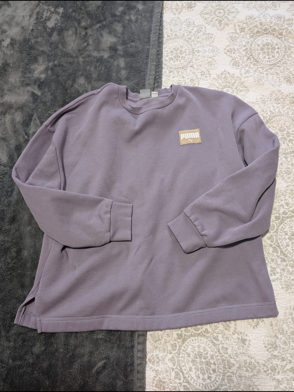 Puma Women's Crewneck Sweatshirt - Dusty Lavender